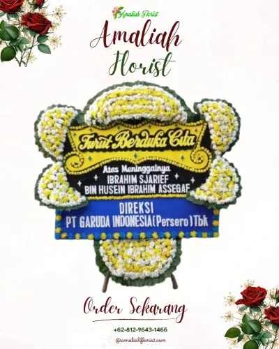 Papan Bunga Duka di Semarapura Kaja